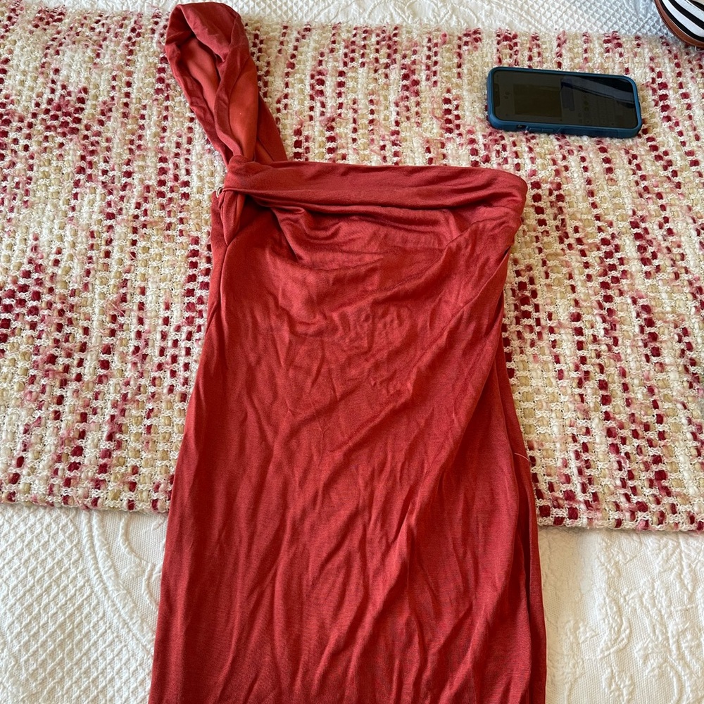 Rust colored dress